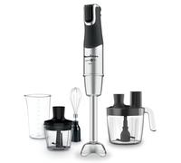 Moulinex - Mixeur Plongeant InfinyForce Pro avec Kit Accessoires - 1200w | Mixeur plongeant 1200 W - Technologie brevetée Powelix Life - Mini hachoir - Fouet - Variateur de vitesse - Nettoyage facile