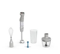 Moulinex Mixeur plongeant, Technologie de lames Powelix, Mode silencieux, 20vitesses, Lames pour glace pilée, Mode turbo, Pare-éclaboussures, Hachoir, Quickchef+ DD67EB10, Gris