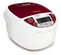 Moulinex MK705111 - Multicuiseur - 5 litres - 750 Watt - blanc/rouge Rouge G