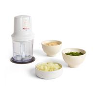 Moulinex Multi moulinette, Mini hachoir, Compact, fonction 3 en 1, capacité 250 ml, 350 W, Blanc,Mini hachoir