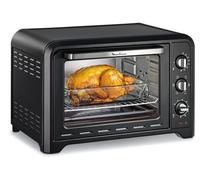 Moulinex Optimo Four électrique 39 L, Chaleur tournante, 6 modes de cuisson, Grille réversible, Pizza, Pain, Tartes, Gâteaux, Pâtisserie, 2000 W, Thermostat 240°, Mode décongélation OX487810