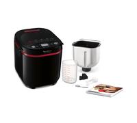 Moulinex Pain Plaisir Machine à pain, 1 Kg, 17 programmes, Programme sans gluten, Noir OW220830