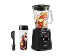 Moulinex PerfectMix + Blender haute vitesse, Bol en verre thermorésistant de 2 L, LM87G810