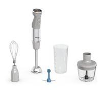 Moulinex Mixeur plongeant, Technologie de lames Powelix, Mode silencieux, 20vitesses, Lames pour glace pilée, Mode turbo, Pare-éclaboussures, Hachoir, Quickchef+ DD67EB10, Gris