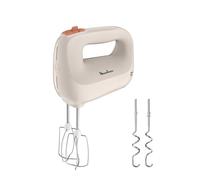 Moulinex Prep'Mix Essential, Batteur, 450 W, 5 vitesses réglables, Mode Turbo, Accessoires en acier inoxydable, HM420BF0
