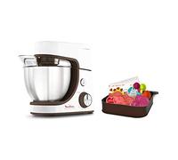 Moulinex QA51K110 Masterchef Gourmet Baking with Kids Robot Pâtissier, Acier inoxyable, 4.6 liters, INOX