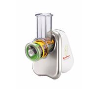 Râpe légumes électrique MOULINEX DJ753E10 FRESH EXPRESS ARGENT 3 CONES