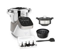 Moulinex Robot cuiseur Companion Pro + Cuiseur vapeur, 15 modes, Balance intégrée, Fabriqué en France, YY5286FG