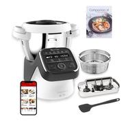 Moulinex Robot cuiseur multifonction, 14 modes de fonctionnement, Recettes illimitées, Fabriqué en France, Companion XL HF80C800