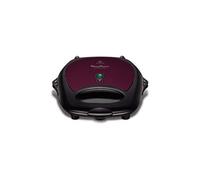 Moulinex Sj615612 Break Time - Croque-gaufres - 700 Watt - Noir / Prun Moulinex