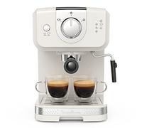 Moulinex Soleil Cafetière expresso à pompe, Réglages manuels, Pression pompe 15 bars, Buse mousseur à lait, Accessoires, Réservoir d'eau amovible 1,5 L, Porte-filtres simple et double XP330A10