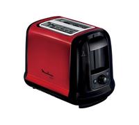 Moulinex Subito Select LT340D11 - Grille-pain - 2 tranche - 2 Emplacements - rouge/noir