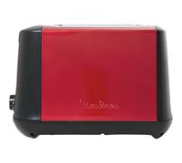 Moulinex LT340D11 grille-pain 7 2 part(s) 850 W Rouge, Acier inoxydable