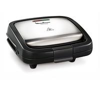 Moulinex SZ192D gaufrier et appareil à croque-monsieur 700 W Noir, Acier inoxydable