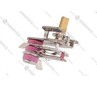 Moulinex Thermostat de Four Électrique IT-128D.A TUV 10 A 250 V, Thermostat Règlable, Acier Inoxydable, Analogique, 37 mm de Profondeur, Intérieur