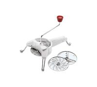 Moulinex Trancheuse / Éplucheuse D'Aliments Rouge, Acier Inoxydable, Blanc