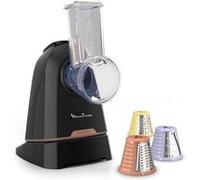 Moulinex Râpe électrique et spiraliseur Fresh Express Twist DK8638 Plastique noir