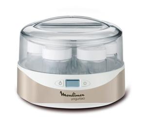 MOULINEX Yaourtière 7 pots 160 ml, Couvercle dateur, Yaourts maison YG231E32