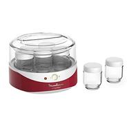 MOULINEX YG229510 Yogurteo Yaourtiere 7 Pots - Rouge et Blanc