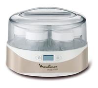 MOULINEX YG231E32 Yaourtière Yogurteo - 7 pots en verre - Argent et blanc