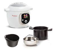 Moulinex Multicuiseur Cookeo+ YY5412FB Blanc avec moule - 180 recettes