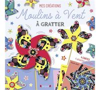 Moulins à gratter 4 cartes + 4 attaches + 4 tiges - Gaël Le Neillon - Grund - broché - Document jeunesse