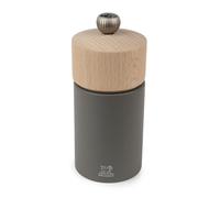 Peugeot - Moulin à Poivre Boreal 12 cm - Réglage Classique - en Bois De Hêtre Labellisé PEFC - Fabrication Française - Coloris Gris Roche