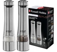 Moulins à sel et à poivre - Russell Hobbs Classics - Acier inoxydable - Broyage céramique - Épaisseur réglable