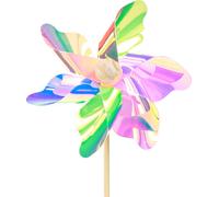 Moulins à vent décoratifs colorés pour les fêtes de jardin et les célébrations Set de 10 pièces