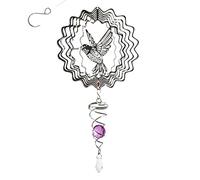 Moulins à Vent en métal pour l'extérieur, Cours et Jardins, vis à Bille, Queue 3D en Acier Inoxydable, décorations intérieures, décorations Artisanales | Carillons