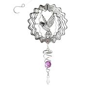 Moulins à Vent en métal pour l'extérieur, Cours et Jardins, vis à Bille, Queue 3D en Acier Inoxydable, décorations intérieures, décorations Artisanales | Carillons