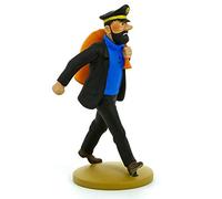 Moulinsart - Figurine en résine Haddock sur Route, Couleur Noire et Bleue, 12 cm (42188)