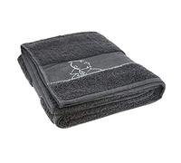 Moulinsart Serviette de Bain Tintin 100% Cotton (130x70cm) - Noir