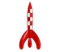 Moulinsart Statue - Måneraket Tintin (60 cm)