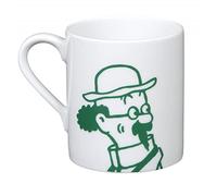 Moulinsart Tasse en Porcelaine, Vert, Tamaño Único