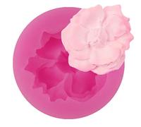 Moulle En Silicone 3D 2 Pièces Hiver Jasmin Fleur Fondant Moule Aromathérapie Gypse Silicone Chocolat Gâteau Moule Cuisson