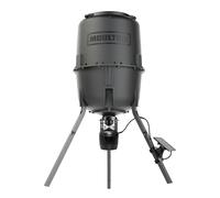 Moultrie Deer Feeder Connected - Mangeoire à trépied cellulaire connectée de 113,4 kg - Mangeoire à cerf Spincast 6 V - Détecteur de Niveau d'alimentation avec Surveillance cellulaire, Programmation