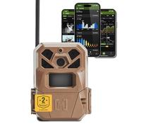 Moultrie Edge 2 Caméra de Suivi cellulaire - Connexion Automatique 4G LTE - Photo 36 MP à la Demande - Vidéo 1080p avec Audio HD - Portée de détection de 30 m - Flash à Faible Lueur