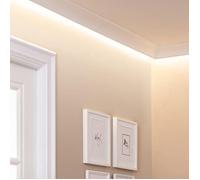 LEDKIA LIGHTING Moulure Arc 2m pour Ruban LED Blanc