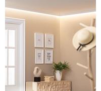 Moulure Arc 2m pour Ruban LED Blanc