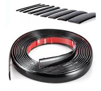 Moulure Autocollante Bande Adhésive Noire Brillante de 3 M (9,8 Pi) pour Carrosserie Latérale de Voiture - Décoration pour Fenêtres Portes Meubles Et Maison (6 Mm (0,23 Po))