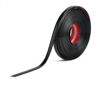 Moulure autocollante universelle for voiture, 5 m, bande décorative autocollante for porte et fenêtre de voiture ou camion(Black,20mm(0.78Inch))