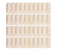 Moulure avec bordure en forme de Venera - 24 pièces de moulure pour bords non finis pour projets de bricolage | chant en bois | Pour maison, Noël, mur, étagère, fenêtre, porte