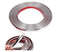 Moulure chromée for voiture, bande de moulage latérale chromée argentée (auto-adhésive) for pare-chocs de porte de camion/camping-car(6mm*15m)