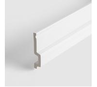 Moulure Corniche 2m avec Cache-câbles SCARA 90 Blanc
