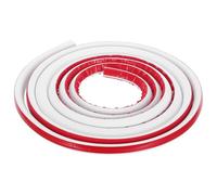 Moulure D’angle Triangulaire Blanche PVC Adhésive Cuisine | Remplissage de Joint, Profil Mini Souple, Finition Lisse Délicate, pour Évier, Douche et Coins