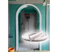 Moulure d'arche de porte flexible, kit d'arche pré-fabriqué pour cadre de porte, cadre incurvé intérieur demi-cercle pour décoration de maison