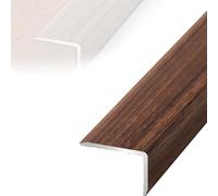 Moulure De Bord Aluminium, 90cm 120cm Bande De Transition De Sol, Bordure De Carrelage Autocollante, Sans Perçage Nez De Marche Antidérapant(Reddish brown,L1200xW20xH8mm)