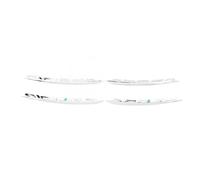 Moulure de Garniture de calandre antibrouillard inférieure de Pare-Chocs Avant pour CLA35 C118 pré-Lifting 2020 2023 4 pièces Bandes de calandre de Phare antibrouillard Avant ABS (Galvanoplastie)