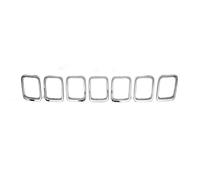 Moulure de grille de calandre avant chromée Jeep Compass 2 phase 1 2017-2020 - K68351457AA / K68405259AA